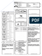 Ficha Oficial D&D 5E Editável em Negrito