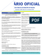 Diário Oficial: Atos Públicos Do Município de Paulínia