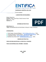 Bioquímica - Informe N°2