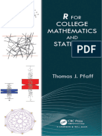 R For College Mathematics and Statistics 1nbsped 0367196859 9780367196851 Compress