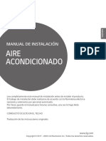 Manual Instalación Unidad Conducto Media - Alta Presión Multi V MFL67142716 - 01 - 200519 - 00 - WEB - Spanish