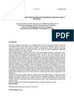 An Autonomous Intelligent Robot For Electronic Equipment Inspection Used in