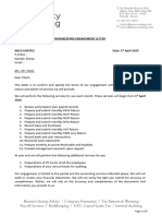 Bookkeeping Engagement Letter - ABCD Limited