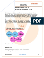 Phrasal Verb and Prepositional Verbs Class 10 CBSE English Grammar (PDF)