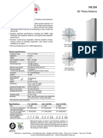 65° Panel Antenna: General Specifications