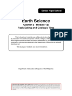 G11 EarthSci - Q2 - Module12 - Dating of Rocks and Geologic Time - Ver4 WEEK FIVE RO No Key