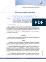 2.2.cursos, Oposiciones Y Concursos: Consejería de Presidencia, Justicia, Seguridad Y Simplificación Administrativa