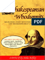 The Mammoth Book of Shakespearean Whodunnits - Mike Ashley (1997)