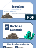 Tipos de Rochas