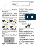 Avaliação Bimestral de Português e Literatura-1bim