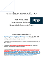 ASSISTÊNCIA FARMACÊUTICA, Por Paulo Arrais UFC