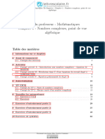 Livre Du Professeur - Chapitre 1 - Nombres Complexes, Point de Vue Alge Übrique