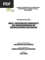 0602 Gestion Del Montaje y Del Mantenimiento de Instalaciones Electricas