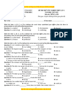 14. Đề thi thử THPT QG 2023 - Môn Anh - THPT Chuyên Vĩnh Phúc - Lần 1 - file word có lời giải