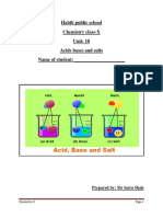 Acids, Base and Salt