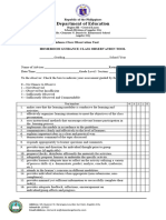 Homeroom Guidance Class Observation Tool