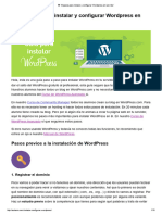 04 - 15 Pasos para Instalar y Configurar Wordpress en Servidor