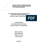 Post Evaluation of The Multi Purpose Building Project in Barangay Singcang Airport Bacolod City Negros Occidental