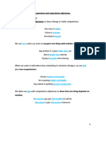 Comparatives and Superlatives