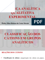 Classificao Dos Ctions em Grupos Analticos