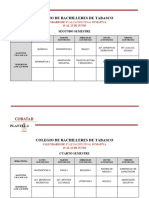 Calendario de Examenes Finales 23b Matutino