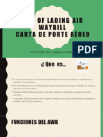 Bill of Lading Air Waybill