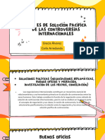 Clas Es de Solución Pacífica de Las Controversias Internacionales