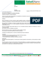 Fecha Ultima Menstruacion: Descripción de Hallazgos y Conclusión Del Estudio