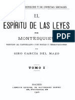 Montesquieu El Espiritu de Las Leyes