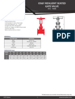 Os&y Resilient Seated Gate Valve