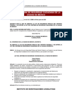 Ley de Sistema de Seguridad Ciudadana de La Ciudad de México