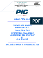 Informe de Análisis de Vibraciones - 08 - 08 - 2022 - CH - SHAGUA - G1