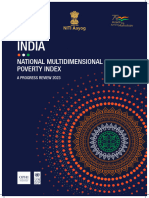 India National Multidimentional Poverty Index 2023 16 Aug