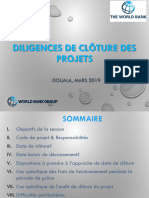 Formation - Diligences de Clôture Des Projets - Mars 2019