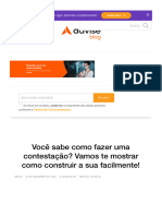 Como Fazer Uma Contestação - Aprenda A Construir A Sua Facilmente