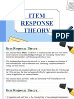 Item Response Theory