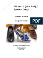 Student Manual Dutch Year 1 (Part A + B) 20-21