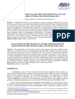 Avaliação Do Potencial de Aproveitamento