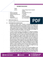 Informe Psicológico Adriano Palomino