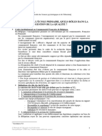 Un Directeur A L'École Primaire, Quels Rôles Dans La Gestion de La Qualité ?