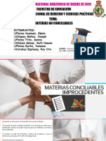 MATERIAS CONCILIABLES IMPROCEDENTES PPT Completo