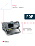 5989-9815EN ESA-E Series Spectrum Analyzer - Data Sheet c20140902