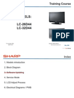 SHARP LC-26D44 & LC32D44 Training Course (English)