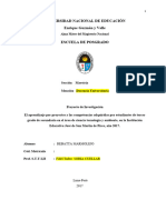 Aprendizaje Basado en Proyectos y Competencias Cognitivas