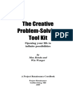 The Creative Problem-Solving Tool Kit Opening Your Life To Infinite Possibilities (Max Benda Win Wenger)