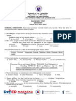 EN8 Diagnostic Test SY2023 2024