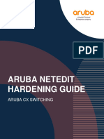 Aruba NetEdit Hardening Guide