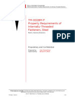 TM-0028M-F (Property Requirements of Internally-Threaded Fasteners, Steel)