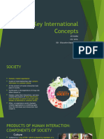 Key Int. Society Concepts