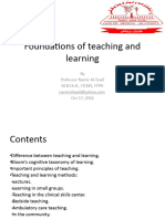 Fundamentals of Teaching and Learning